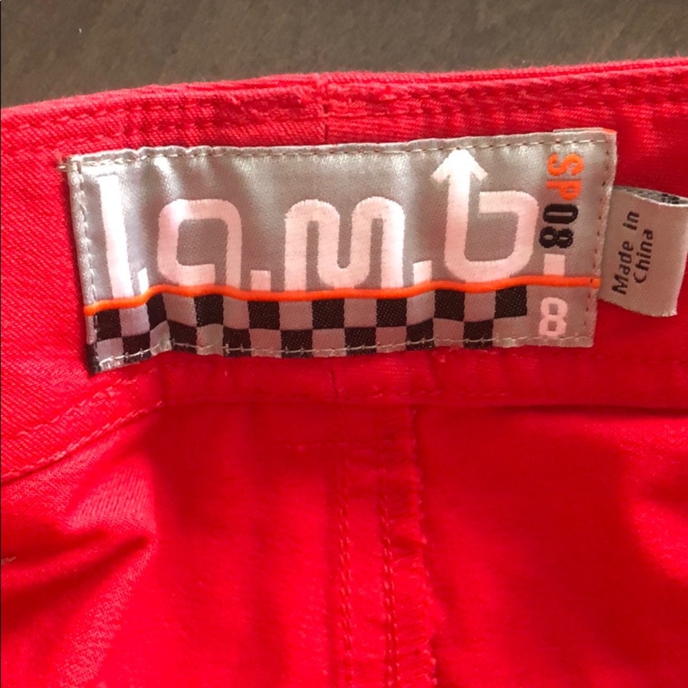 L.A.M.B by Gwen Stefani Red Zipper skinny Jeans - Picture 4 of 8